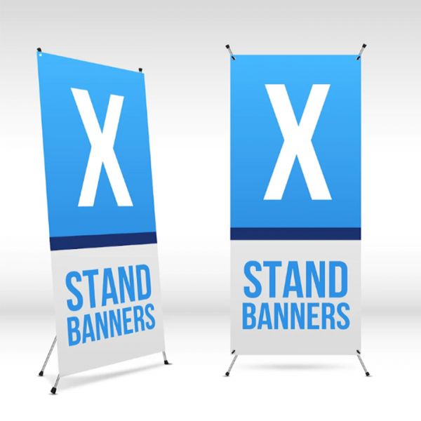X Banner Stand 48x72| Light and portable banner display for indoor use | Bannerstore.com