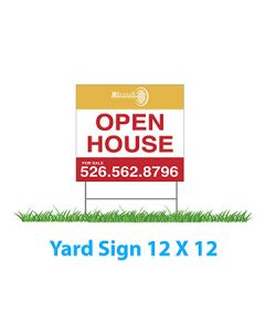 YARD SIGN 12 INCHES X 12 INCHES