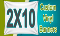2'x10' Custom Banner (24"x120")