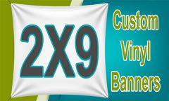 2'wx9'h Custom Banner (24"wx108"h)