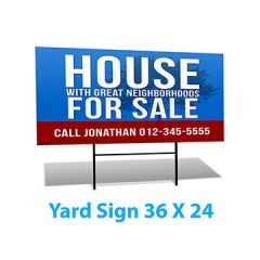 Yard Sign 36x24
