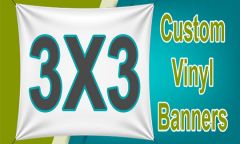 3'x3' Custom Banner (36"x36")