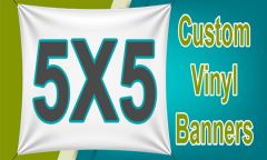 5'wx5'h Custom Banner (60"wx60"h)