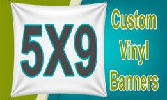 5'wx9'h Custom Banner (60"wx108"h)