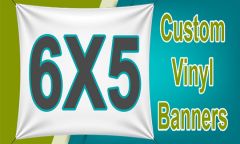 6'wx5'h Custom Banner (72"wx60"h)
