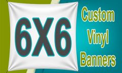 6'wx6'h Custom Banner (72"wx72"h)