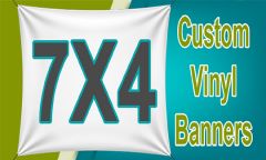 7'wx4'h Custom Banner (84"wx48"h)