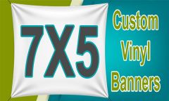 7'wx5'h Custom Banner (84"wx60"h)