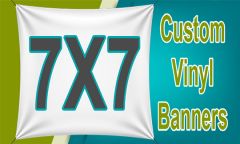 7'wx7'h Custom Banner (84"wx84"h)