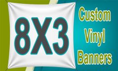 Cheap 8'wx3'h Custom Banner (96"wx36"h)