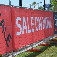 Print your own Custom 8oz Mesh Banners