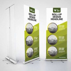 Retractable Banner Stand 33x79