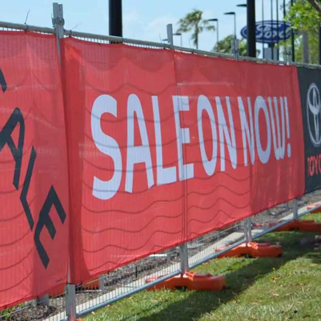 Print your own Custom 8oz Mesh Banners