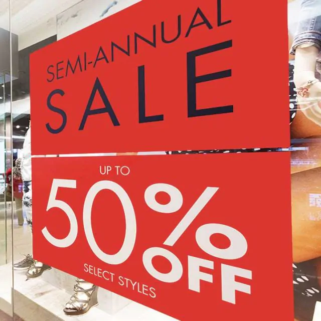 Order Static Window Clings Online, Fast Turnaround and free shipping on orders over $150