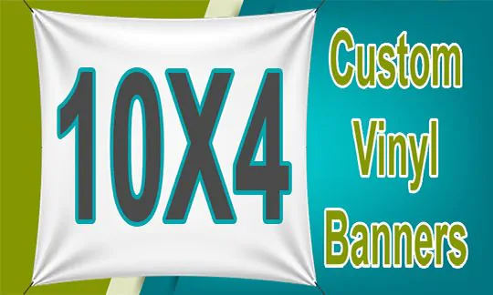10x4 Custom Banner CUSTOM 10x4 BANNERS