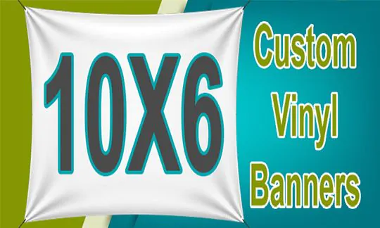 10x6 Custom Banner CUSTOM 10x6 BANNERS