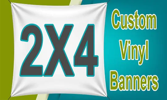 Order 2x4 Custom Banners 2x4 CUSTOM BANNER