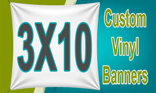 3x10 Custom Banner CUSTOM 3x10 BANNERS