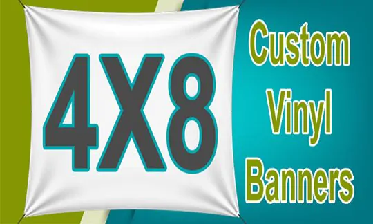 4x8 Custom Banner CUSTOM 4x8 BANNERS