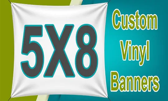 5x8 Custom Banner CUSTOM 5x8 BANNERS