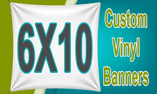6x10 Custom Banner CUSTOM 6x10 BANNERS