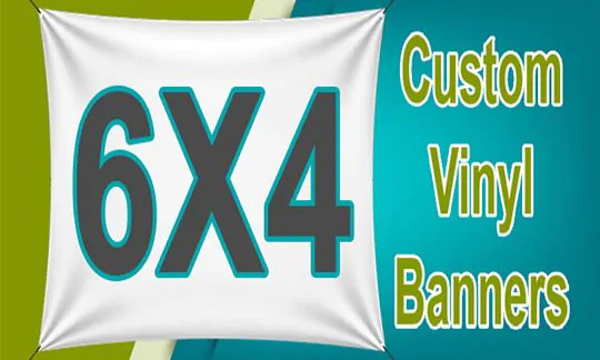 6x4 Custom Banner CUSTOM 6x4 BANNERS